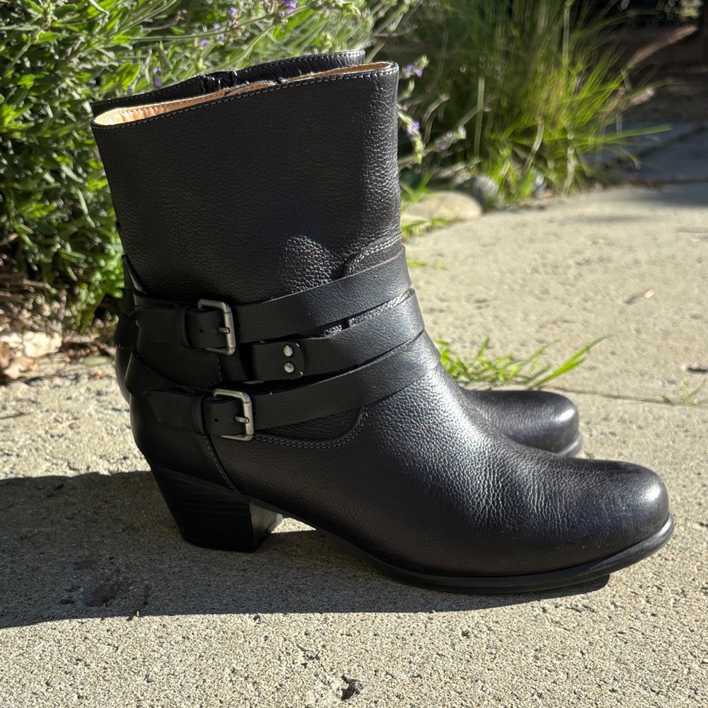 Naturalizer Katrina Black Heeled Boots